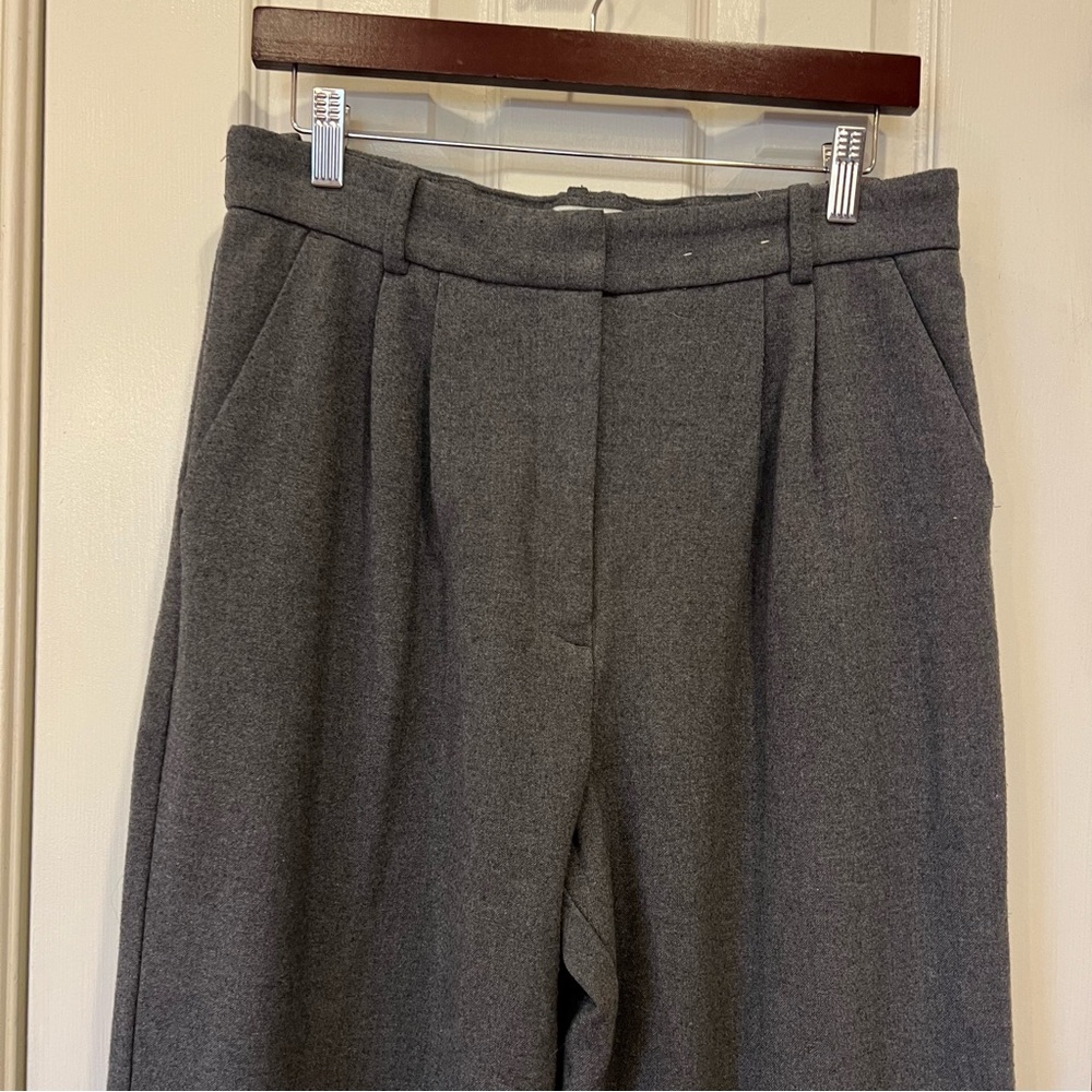 Abercrombie and Fitch Sloane Tailored Trousers Women’s Grey Size 30 / 10 LONG - Picture 4 of 8